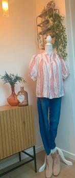 BOEBOU bohemian blouse met gouddraad & pofmouw, maat M-L, Kleding | Dames, Blouses en Tunieken, Overige kleuren, Ophalen, Maat 38/40 (M)
