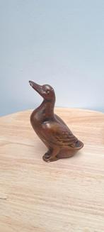 Bronzen Kleurige Keramiek Eend, Ophalen of Verzenden, Gebruikt, Overige materialen, Dierenbeeld