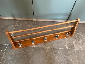 VERKOCHT Piet Zwart jaren 50 Bruynzeel pannenrek kapstok beschikbaar voor biedingen