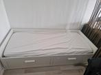 Ikea Brimnes, Huis en Inrichting, Slaapkamer | Bedden, Ophalen, Eenpersoons, Wit, 200 cm