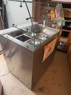 Saladette koelvitrine / saladebar RVS – 240L – Glasopbouw, Huis en Inrichting, Ophalen of Verzenden, 25 tot 50 cm, Minder dan 100 cm