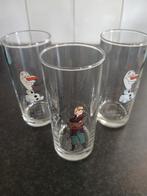 Glazen, 3 stuks van Disney Frozen., Verzamelen, Ophalen, Zo goed als nieuw, Frisdrankglas
