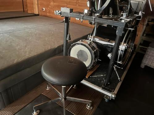 Drumstel met Drumpodium, Muziek en Instrumenten, Drumstellen en Slagwerk, Gebruikt, Overige merken, Ophalen