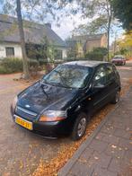 Daewoo Kalos 1.2 2004 Zwart - geen apk/direct halen, Auto's, Voorwielaandrijving, 1150 cc, 4 cilinders, Kalos