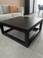 Zwarte Salontafel 80x80, Ophalen, Gebruikt, Vierkant, 50 tot 100 cm
