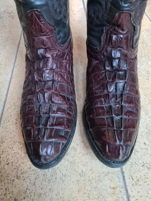 Mexicaanse "croco" boots mt 42. Cowboy western laarzen, Kleding | Heren, Schoenen, Gedragen, Boots, Bruin, Ophalen of Verzenden