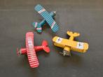 3 Retro Metalen Vliegtuigjes - Decoratie, Ophalen of Verzenden, Zo goed als nieuw, Overige typen, Overige merken