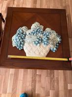 Aardewerk Muurdecoratie Druivenmand, Huis en Inrichting, Ophalen of Verzenden, Zo goed als nieuw