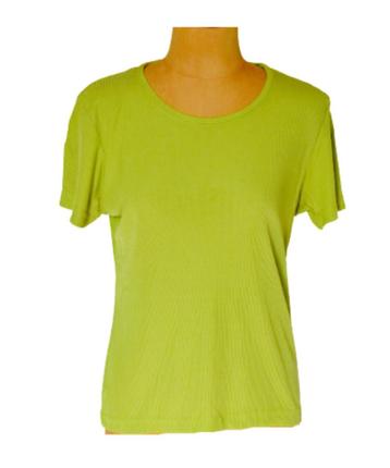 Alain Manoukian ribcord, top, gee;/groen, Mt. 42 / L beschikbaar voor biedingen