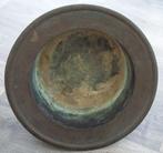 Om 1800-1850 Japans Bronzen Wasbekken Wierook Brander Schaal, Antiek en Kunst, Ophalen of Verzenden, Brons