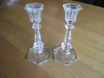 2 kandelaars "Cristalglas"., Huis en Inrichting, Woonaccessoires | Kandelaars en Kaarsen, Overige materialen, Ophalen of Verzenden