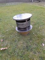 Te koop rvs trekkap  tbv kachel buis, Ophalen of Verzenden, Hout, Overige soorten