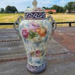 Grote Victoriaanse ovale dekselvaas Nankin no1 Porselein, Ophalen