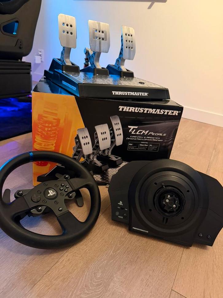Thrustmaster bundel T300 en T-LCM, Computers en Software, Joysticks, Gebruikt, Ophalen