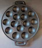 Antieke zware poffertjes pan van BK, Huis en Inrichting, Ophalen, Zo goed als nieuw, Gietijzer, Koekenpan of Braadpan
