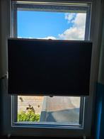 Antraciet plisségordijnen voor draai/kiepramen, 100 tot 150 cm, Zo goed als nieuw, 50 tot 100 cm, Ophalen of Verzenden