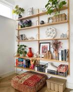 Ikea Svalnas wandmeubel/boekenkast (bamboe), Ophalen, Met plank(en), Gebruikt, 100 tot 150 cm