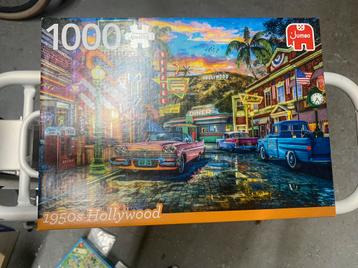 Jumbo 1000 Stukjes Puzzel - 1950s Hollywood beschikbaar voor biedingen