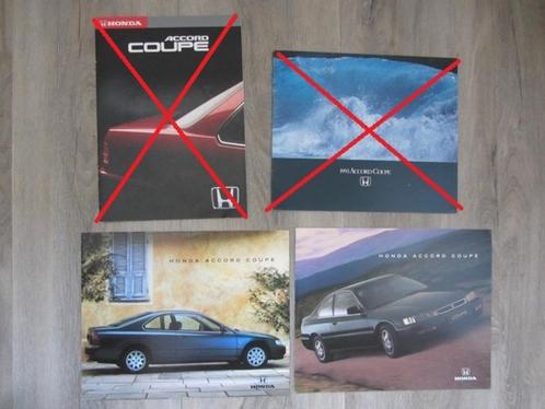 Honda Accord Coupe Folders, Boeken, Auto's | Folders en Tijdschriften, Zo goed als nieuw, Honda, Ophalen of Verzenden