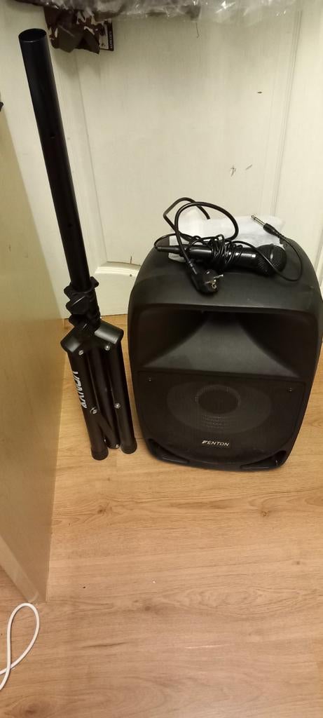 Fenton FT1200A Speaker + Vonyx Standaard, Overige merken, Gebruikt, Overige typen, Ophalen of Verzenden
