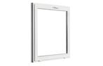 Kunststof Kozijn   B80 H80cm Wit, Niet ingevuld, Kunststof, Raamkozijn, Niet ingevuld