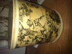 Brocante vintage hoedendoos  Toile de Jouy, Antiek en Kunst, Curiosa en Brocante, Ophalen of Verzenden