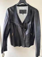 Cigno Nero leren biker jack/ jasje 40/42 zwart, Cigno Nero, Verzenden, Zo goed als nieuw, Zwart