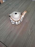 Vintage theepot Wit & Zwart, Ophalen of Verzenden