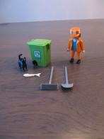 Playmobil - 3196 - vuilnisman / schoonmaker, Ophalen of Verzenden, Zo goed als nieuw, Complete set