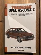 Opel Ascona C Vraagbaak 1983-1988, Auto diversen, Handleidingen en Instructieboekjes, Ophalen of Verzenden