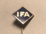 Emaille IFA VEB Vrachtwagenmerk Speld (Blauw/Metaalkleur)., Verzenden, Zo goed als nieuw, Transport, Speldje of Pin