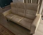 Luxe Stressless 3-zits leren bank – Recliner, Ophalen, Gebruikt, 150 tot 200 cm, Driepersoons