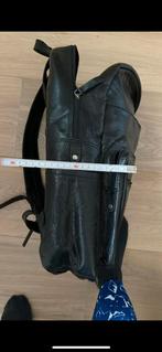 Rugzak zwart leer, Dieren en Toebehoren, Ophalen of Verzenden, Zo goed als nieuw