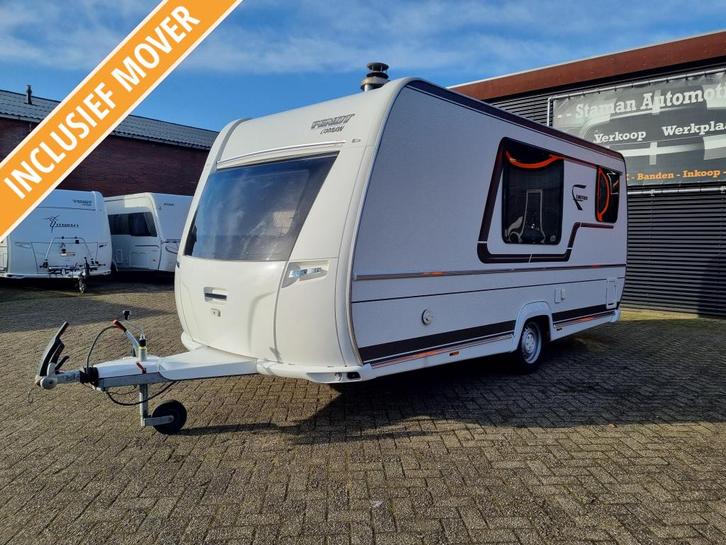 Fendt Bianco Emotion 445 FH Mover, Voortent, autark, dwarsb, Caravans en Kamperen, Caravans, Bedrijf, tot en met 4, 1000 - 1250 kg