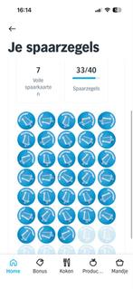 Albert Heijn Glazen Zegels, Ophalen of Verzenden, Winkel, Super of Benzinepomp, Zegels, Bonnen of Punten