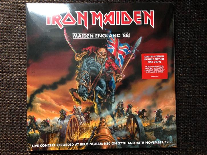 Iron Maiden ‎– Maiden England '88 Picture Disc (PD) Nieuw Lp, Cd's en Dvd's, Vinyl | Hardrock en Metal, Nieuw in verpakking, Verzenden