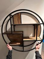 Wandrek Wanddecoratie Metaal Hout 80cm, Ophalen, Gebruikt
