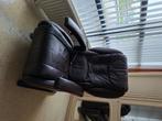 Electrisch verstelbare stoelen in leer., Ophalen, Gebruikt, Minder dan 75 cm, Leer