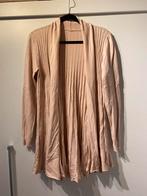 Zacht roze comfy rib kort vest lange mouwen mt M, Maat 38/40 (M), Boetiek, Ophalen of Verzenden, Zo goed als nieuw
