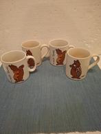 Olivier B Bommel / Heer Bommel - 4 leuke aardewerk mokken, Ophalen of Verzenden, Zo goed als nieuw, Olivier B, Bommel en Tom Poes