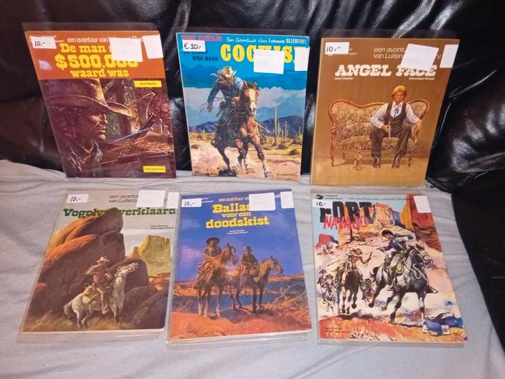 9 STRIPBOEKEN VAN "" LUITENANT BLEUBERRY "  WESTERN STRIPS, Boeken, Stripboeken, Zo goed als nieuw, Meerdere stripboeken, Ophalen of Verzenden