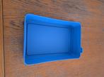 flexibel blauw opbergbakje, Ophalen of Verzenden, Gebruikt