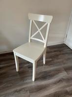 2x Ikea Ingolf Chairs White, Huis en Inrichting, Stoelen, Ophalen, Twee, Wit, Zo goed als nieuw