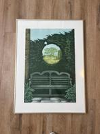 Zeefdruk Jean-Paul Vroom. Tuin van Sissinghurst, Antiek en Kunst, Kunst | Litho's en Zeefdrukken, Ophalen