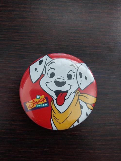 button Disney Video Dalmatiër, Verzamelen, Speldjes, Pins en Buttons, Gebruikt, Button, Figuurtje, Verzenden