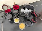 Ricoh Singlex TLS met 2 Panagor lenzen, Ophalen of Verzenden, Gebruikt