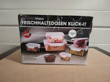 Gourmettmaxx frischhaltedosen klick-it set beschikbaar voor biedingen