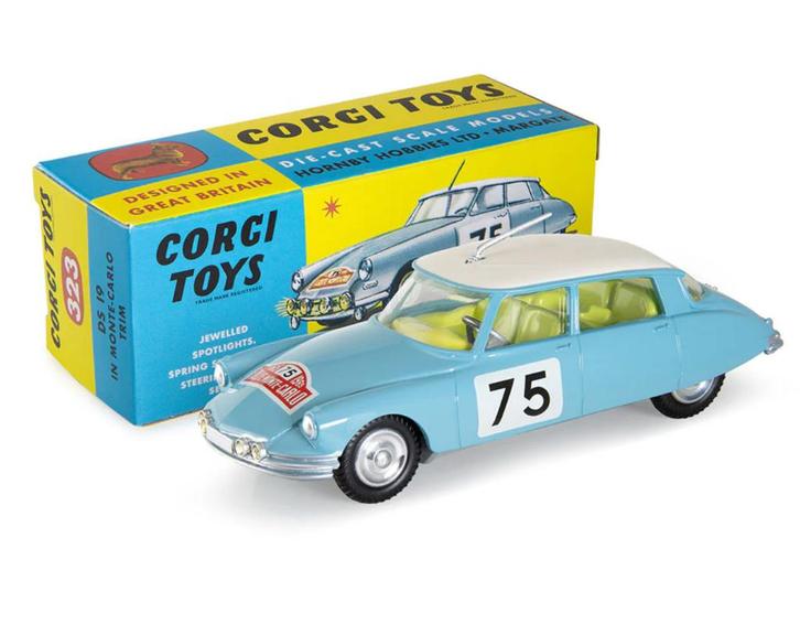 Citroen DS19 Monte Carlo Corgi - NEW schaal 1/43 ref. 323, Hobby en Vrije tijd, Modelauto's | 1:43, Nieuw, Auto, Corgi, Verzenden