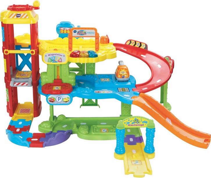 Vtech Garage met Tim Takelwagen toet toet, Kinderen en Baby's, Speelgoed | Vtech, Gebruikt, 6 maanden tot 2 jaar, Ophalen