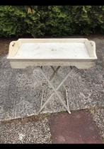 Wot serveer tray, hout op metalen voet inklapbaar serveerboy, Huis en Inrichting, Woonaccessoires | Dienbladen, Ophalen of Verzenden
